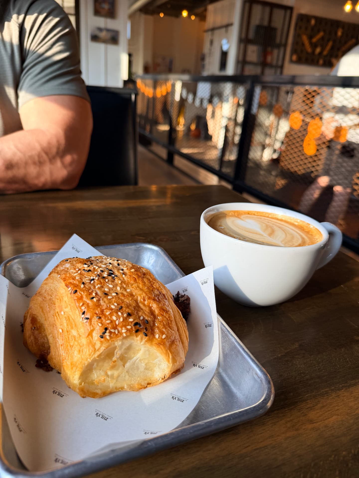 Pastry and coffee at Zuly's